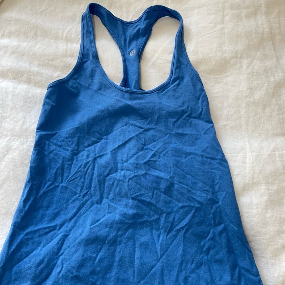 Lululemon Blue racerback Tank Top